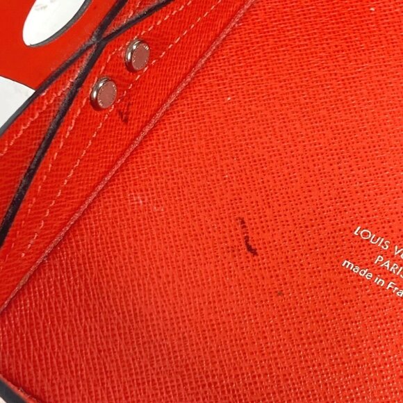 LOUIS VUITTON Epi Vidoposch tray interior accessory case Epi Leather pink/Red - Picture 5 of 16